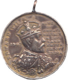 1902 KING EDWARD VII CORONATION MEDALLION