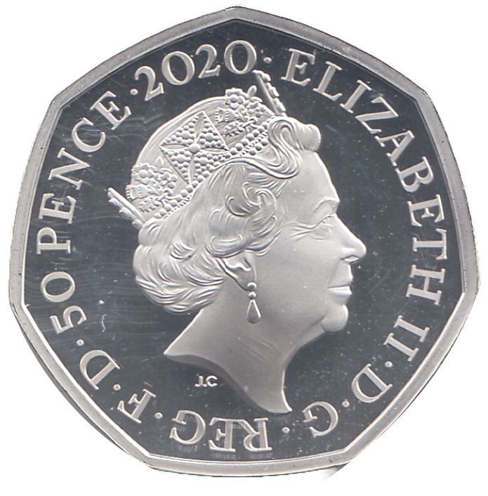 2020 SILVER PROOF DIVERSITY FIFTY PENCE UNITED KINGDOM