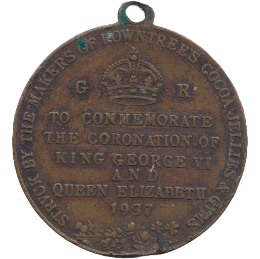 1937 ROWNTREES CORONATION MEDALLION