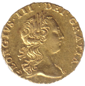 1762 GOLD QUARTER GUINEA ( EF )