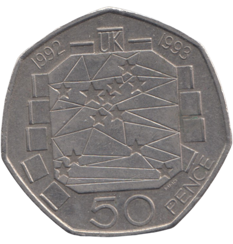 1993 EUROPEAN PRESIDENCY LARGE 50P