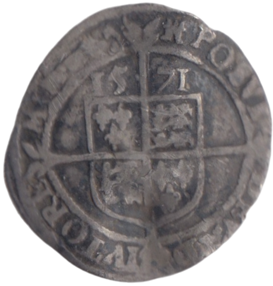 1571 ELIZABETH I THREEPENCE