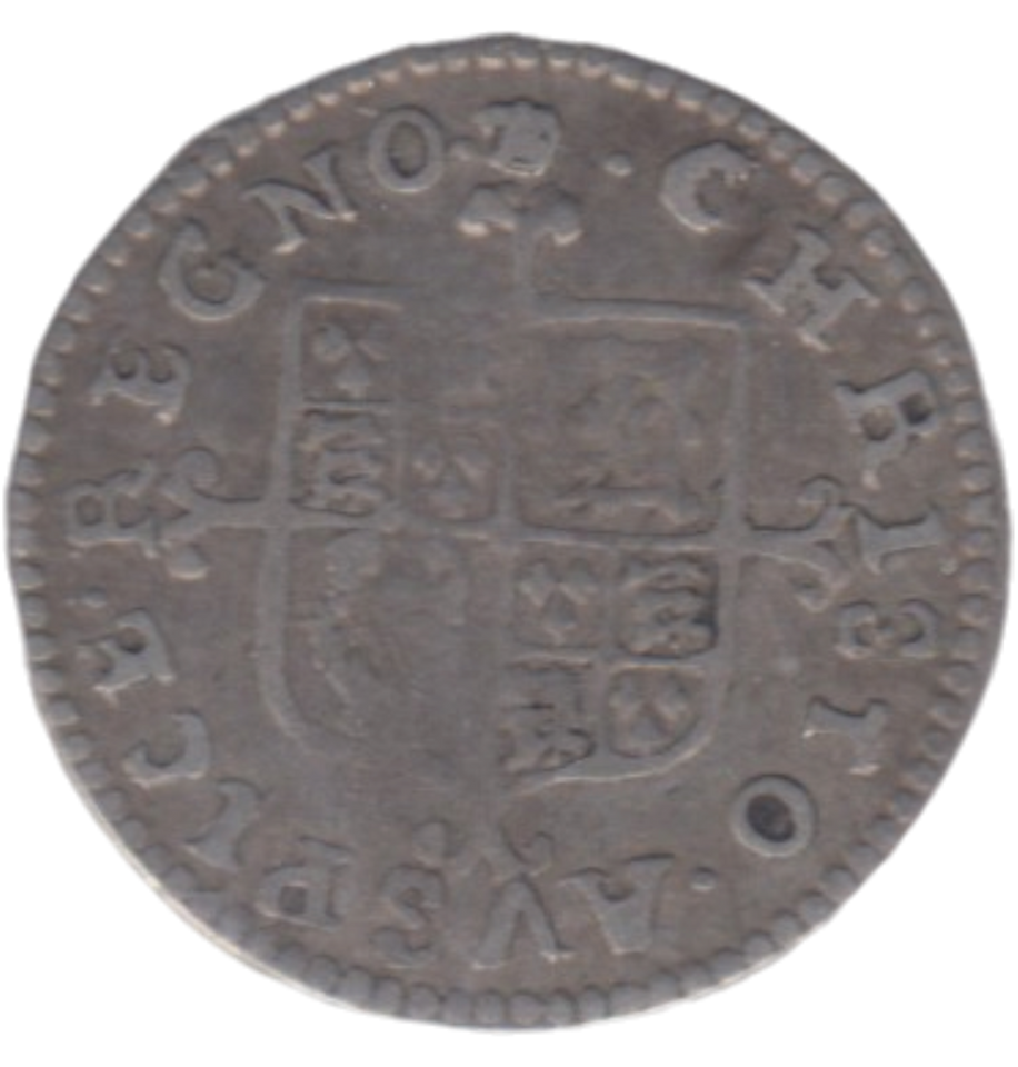 1660 CHARLES II MILLED TWOPENCE