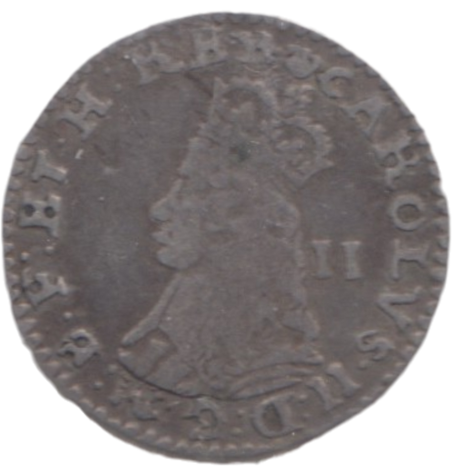 1660 CHARLES II MILLED TWOPENCE
