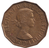 1958 THREEPENCE ( AUNC )