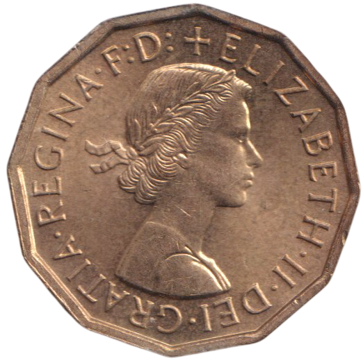 1961 THREEPENCE ( UNC )
