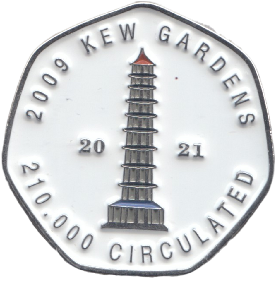 2021 2009 KEW GARDENS TOKEN THE GREAT BRITISH COIN HUNT