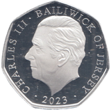 2023 SILVER PROOF 50 PENCE BUCKINGHAM PALACE
