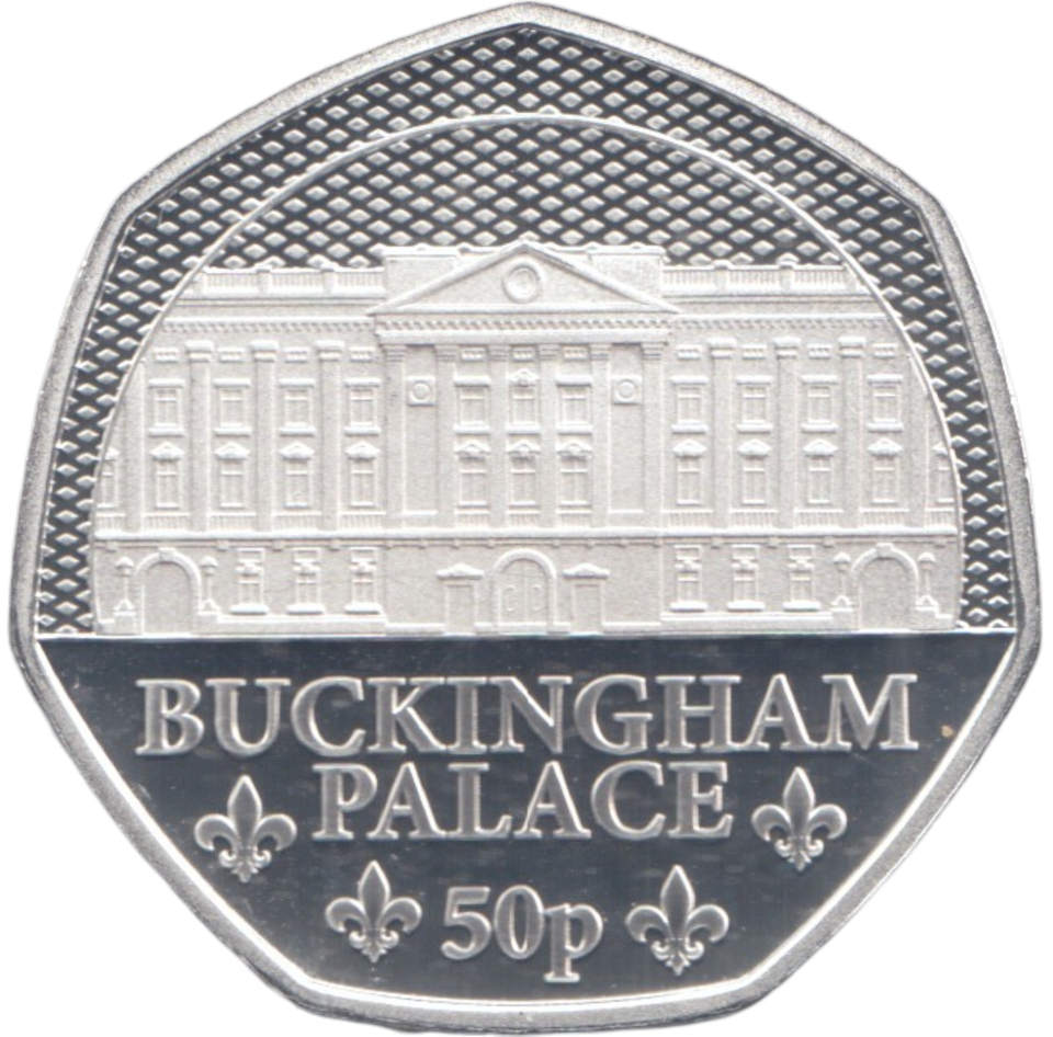 2023 SILVER PROOF 50 PENCE BUCKINGHAM PALACE