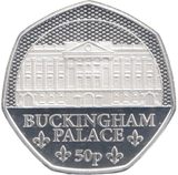 2023 SILVER PROOF 50 PENCE BUCKINGHAM PALACE