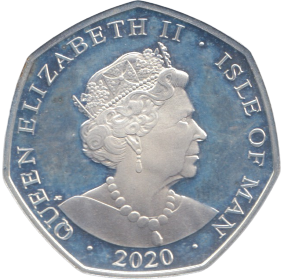 2020 SILVER PROOF 50 PENCE VE DAY