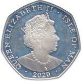 2020 SILVER PROOF 50 PENCE VE DAY