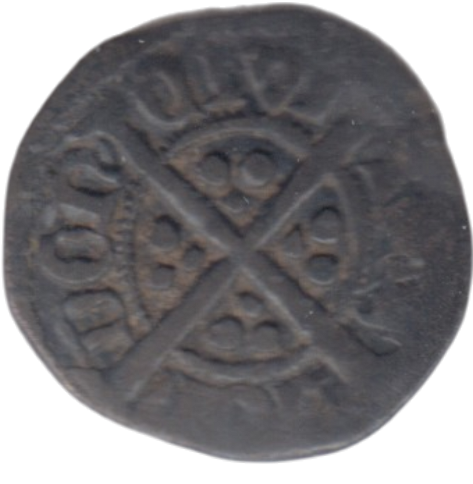 1377 RICHARD II LONDON HALFPENNY