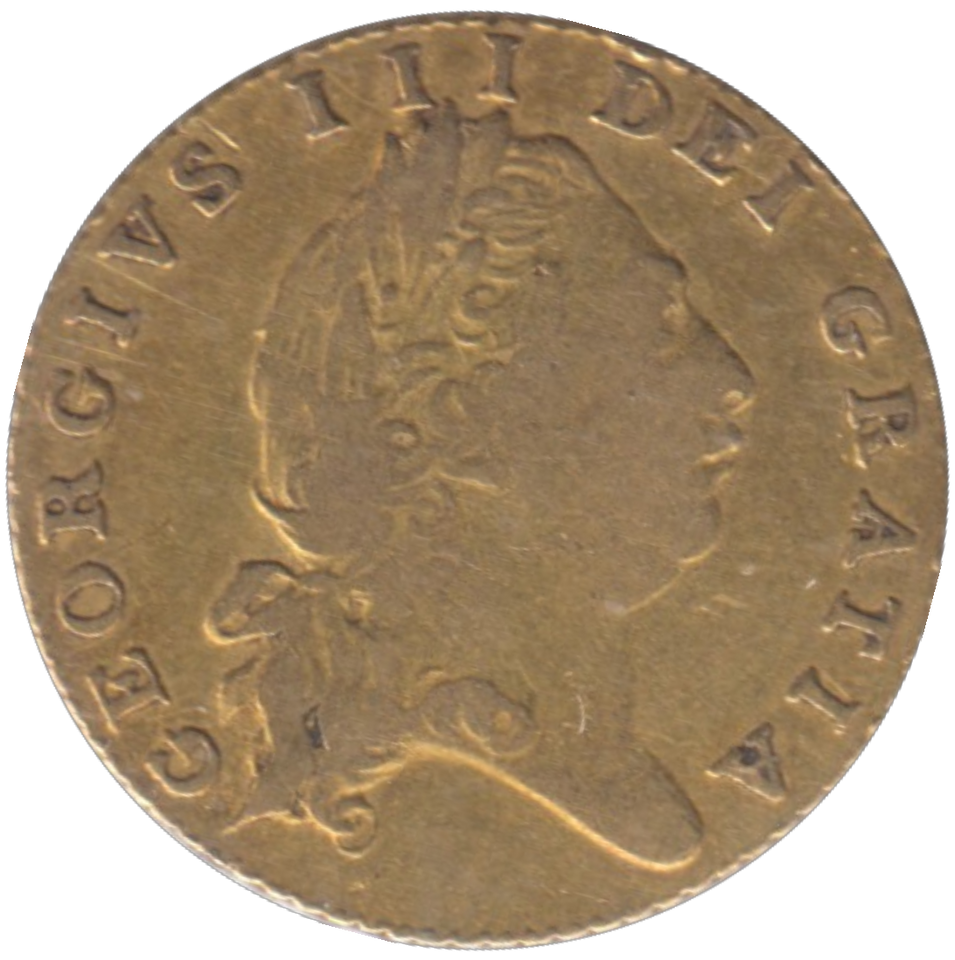 1801 GOLD HALF GUINEA ( VF )
