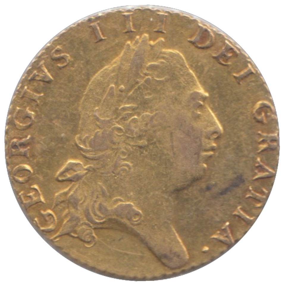 1798 GOLD HALF GUINEA ( GVF )
