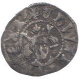 1279 EDWARD I LONDON HALF PENNY