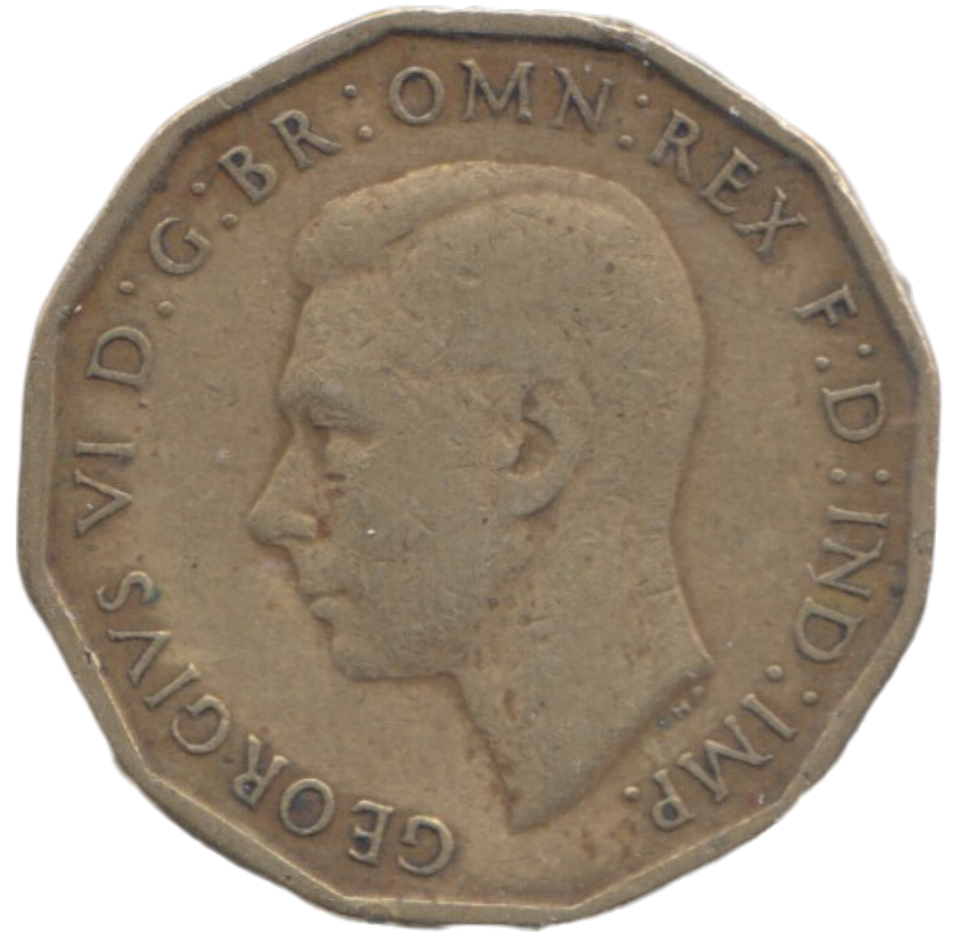 1939 THREEPENCE ( GF )