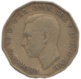1939 THREEPENCE ( GF )
