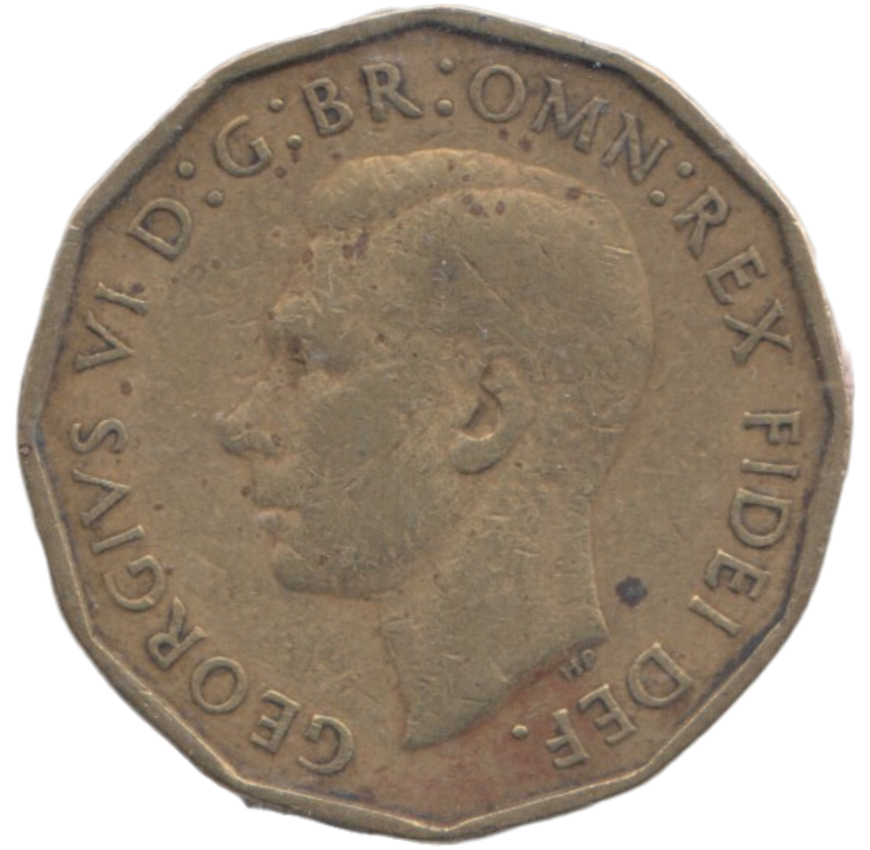 1949 THREEPENCE ( FINE )