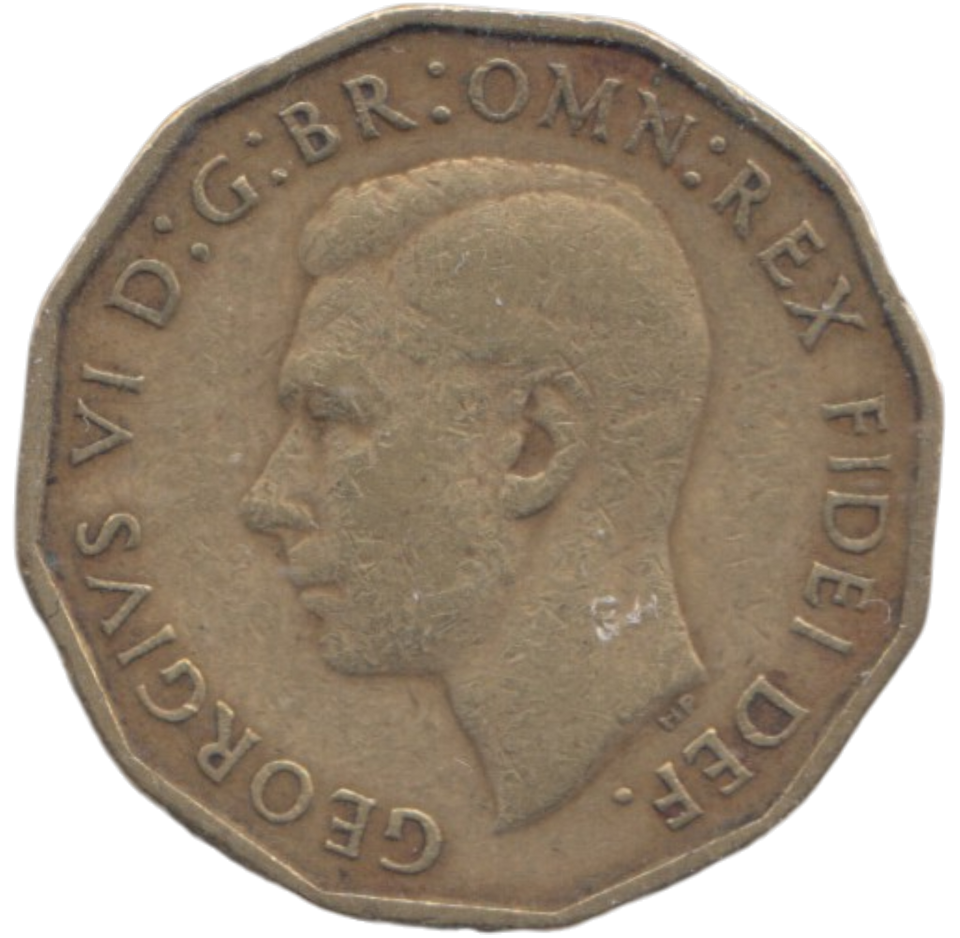 1950 THREEPENCE ( GF )