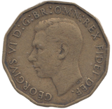 1951 THREEPENCE ( VF )