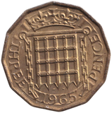 1965 THREEPENCE ( UNC )