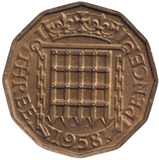 1958 THREEPENCE ( AUNC )
