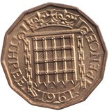 1961 THREEPENCE ( UNC )