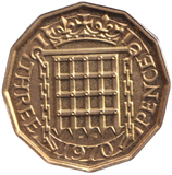1970 THREEPENCE ( BU )