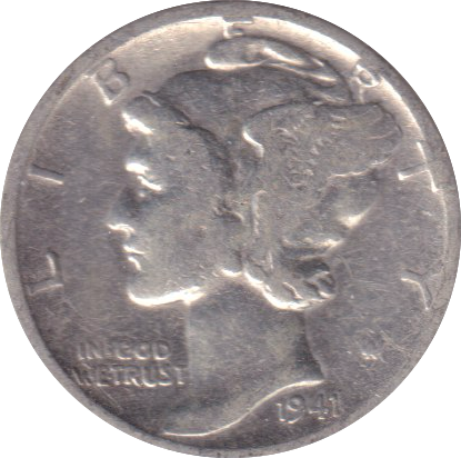 1941 DIME USA