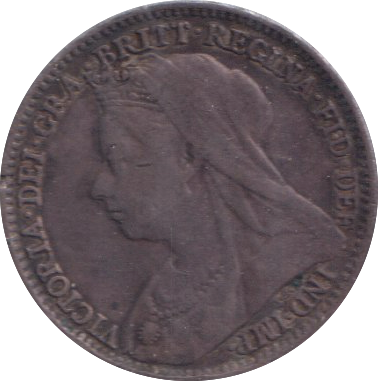 1896 MAUNDY THREE PENCE ( VF )