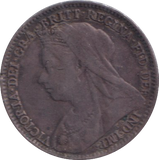 1896 MAUNDY THREE PENCE ( VF )