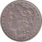 1887 SILVER ONE MORGAN DOLLAR USA