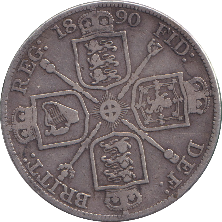 1890 DOUBLE-FLORIN ( FINE )