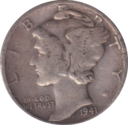 1941 DIME USA
