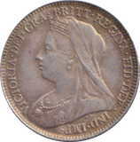 1898 SIXPENCE (VF)