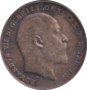 1902 MAUNDY THREE PENCE ( AUNC )