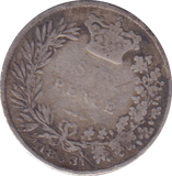 1853 SIXPENCE (NF)