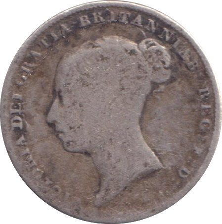 1853 SIXPENCE (NF)