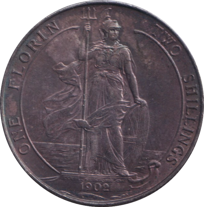 1902 FLORIN ( AUNC )