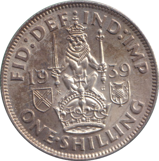 1939 SCOTTISH SHILLING ( UNC )