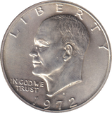 1972 SILVER ONE DOLLAR USA EISENHOWER