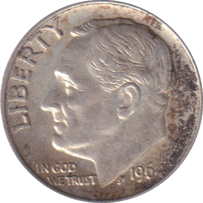 1964 DIME USA