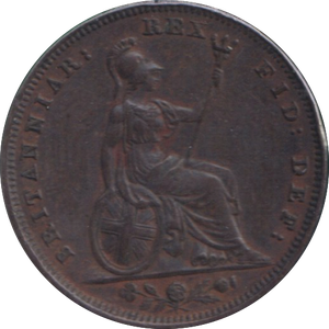 1834 FARTHING ( F )