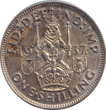 1937 SCOTTISH SHILLING ( AUNC )