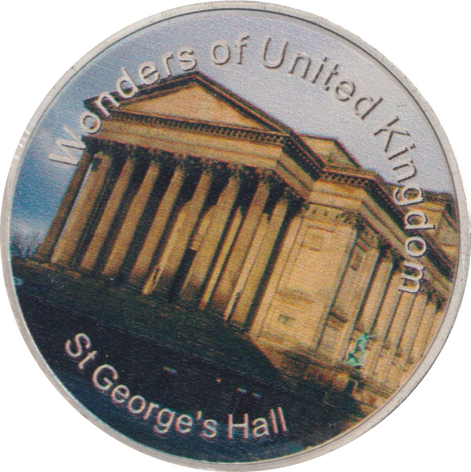 2013 WONDERS OF THE WORLD ST GEORGE HALL MEDALLION