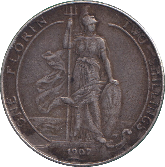 1907 FLORIN ( VF )