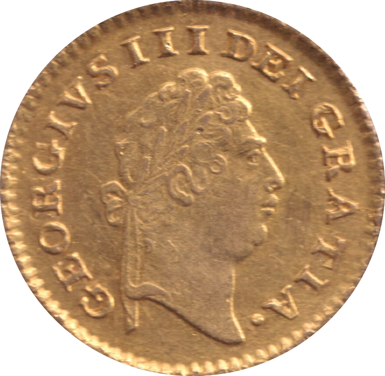 1800 GOLD THIRD GUINEA ( GVF )