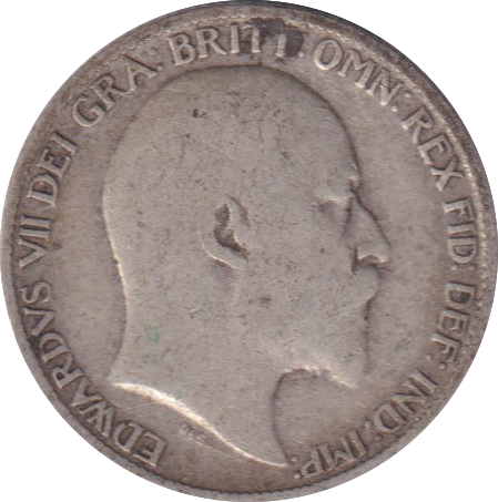 1908 SIXPENCE (FINE)