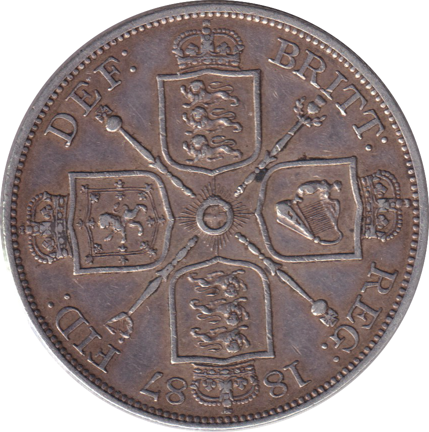 1887 DOUBLE-FLORIN ( EF )